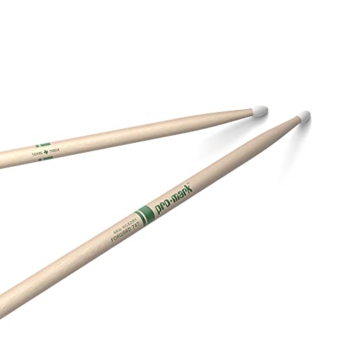 Pro Mark Bacchette In Hickory 747"The Natural" Con Punta In Nylon