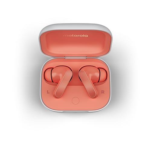Motorola Moto Buds: Cuffie Wireless, Suono Di Ottima Qualità E Audio Ad Alta Risoluzione, Cancellazione Attiva Del Rumore Dinamico, Integrazione Ottim