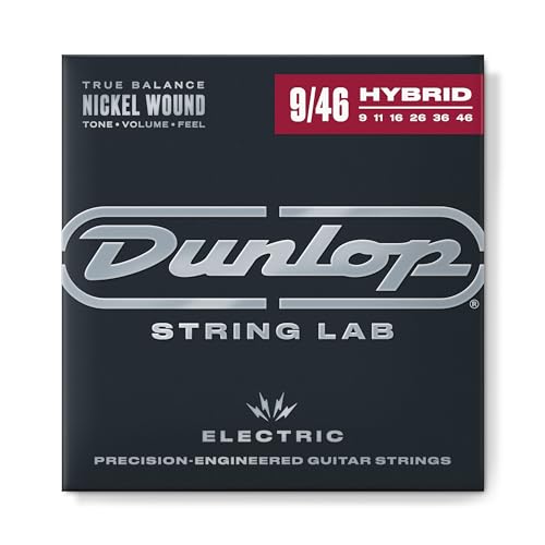 Den0946 Nickel Plated Steel, Light /Heavy, 09 - 46, Set Singolo