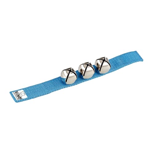 Nino Percussion Nino961B - Sonagli Da Polso, Colore Blu
