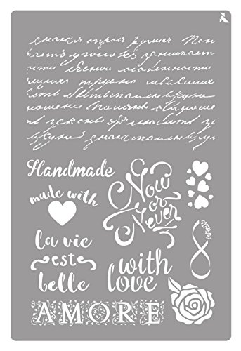 La Pajarita Papillon 090026 C Stencil St-26 Amore