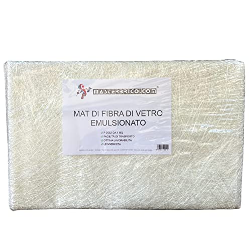 Fogli Fibra Di Vetro Mat Fibra Di Vetro Per Resina Carbonio Poliestere Mq 1, Fibra Di Vetro Kit Resina Lana Di Vetro Per Barche