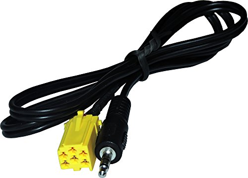 Cavo Ingresso Aux In Kit Connettore Giallo Con Chiavi Smontaggio Radio Per Vetture Equipaggiate Con Radio Blaupunkt