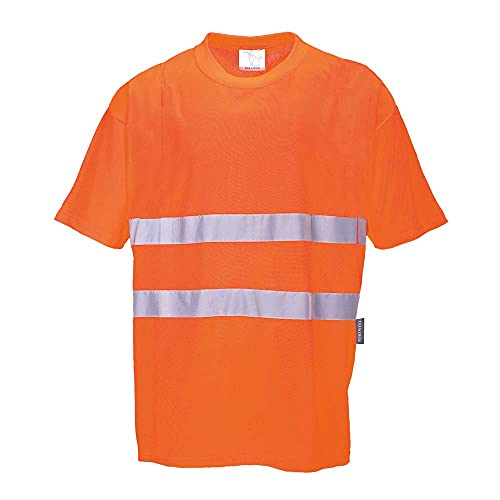 Portwest S172 T-Shirt In Cotone Comfort, Arancione, 4Xl