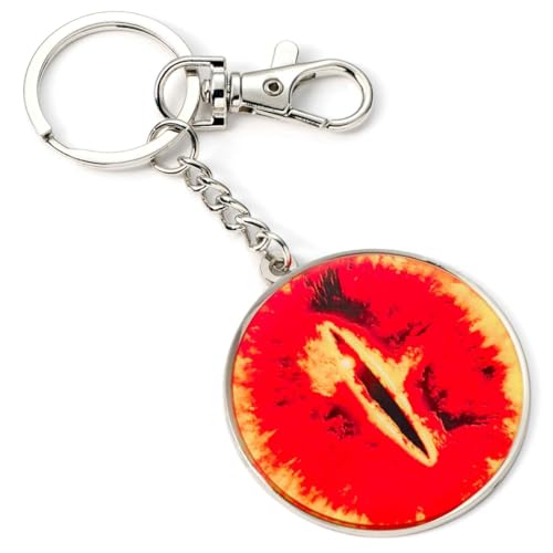 The Lord Of The Rings Portachiavi Occhio Di Sauron, Rosso, Taglia Unica