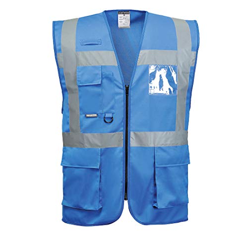 Portwest F476Rbrxxxl Gilet Executive Iona, Blu Royal, Xxxl