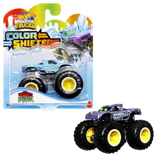 Mattel Hot Wheels Monster Trucks Auto Cambiano Colore. Modelli Assortiti, Hgx06