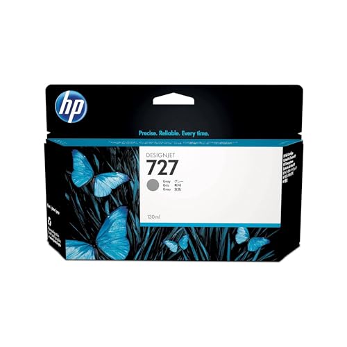 Hp 727 B3P24A, Cartuccia Originale Hp, Compatibile Con Stampanti Hp Designjet Serie T2500, T1500 & T900 E Con Hp 727 Testina Di Stampa Designjet, Grig