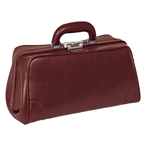 Gima, Borsa Florida In Pelle Con Fondo Rigido, Tasche Interne Per Riporre Comodamente E In Maniera Ordinata Gli Strumenti Di Soccorso, Serratura Bruni