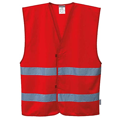 Portwest F474Rers/M Gilet Iona, Rosso, S/M