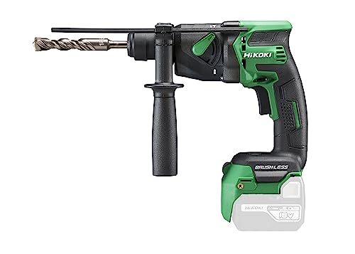 Hikoki Akku Bohrhammer Dh18Dpb (18V, Mit Brushless Motor, Rfc Funktion, Auto-Stopp-Funktion, 2 Betriebsarten, Ohne Akku, Ladegerät Und Transportkoffer