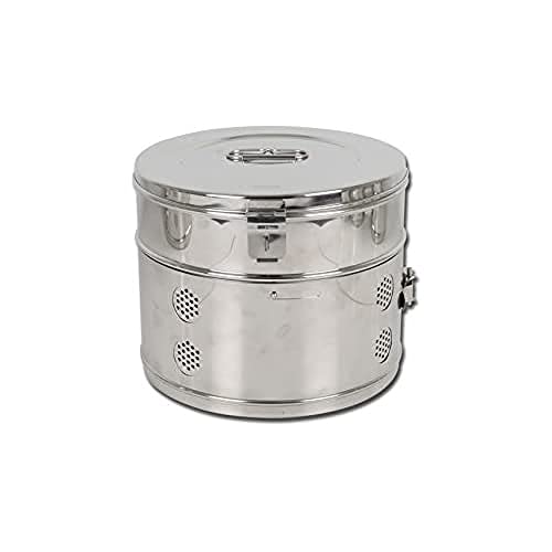 Gima 26684 Drum Inox Ø 290 X H 240 Mm, 1 Pezzo