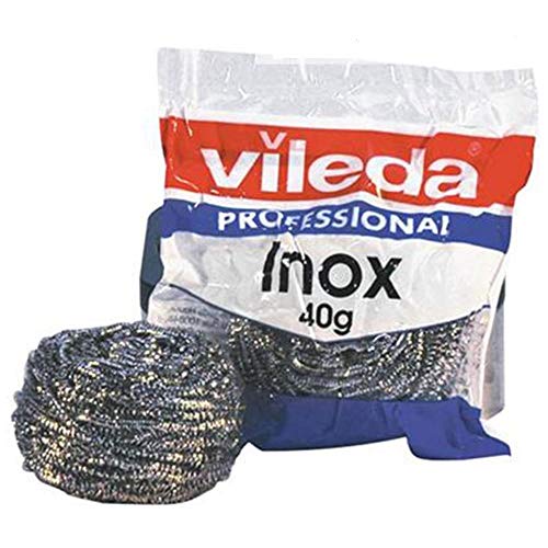 Spugna Abrasiva Acciaio Inox 40 Grammi Vileda Professional