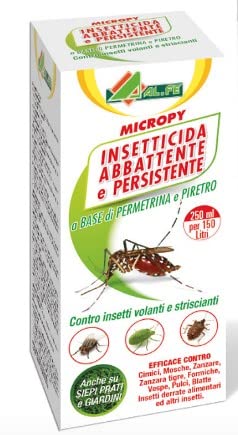 Insetticida Micropy Abbattente E Resistente Piretro Permetrina Al.Fe Da 250 Ml