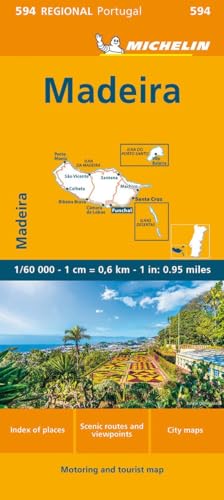 Isola Madera: Straßen- Und Tourismuskarte 1:60.000