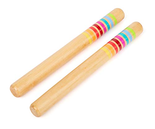 Small Foot Small Foot-11496 Barre Di Legno, Strumento Musicale Per Bambini Del Gruppo Di Prodotti Sound Giocattoli, Multicolore, 11496