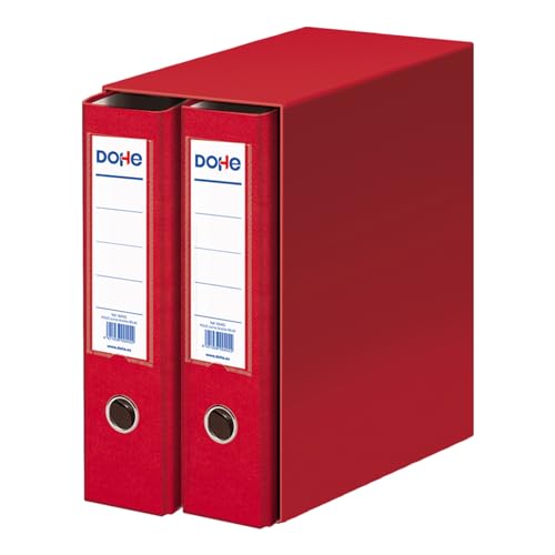 Dohe - Modulo Archicolor 2 Raccoglitori Formato Foglio, Rosso