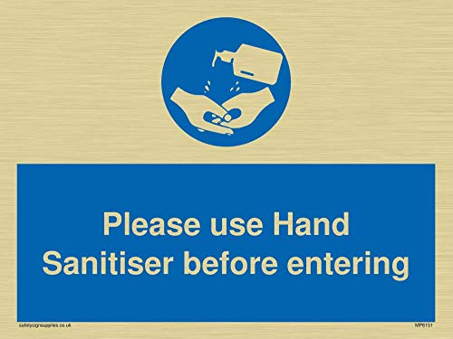 Si Prega Di Utilizzare Un Disinfettante Per Le Mani Prima Di