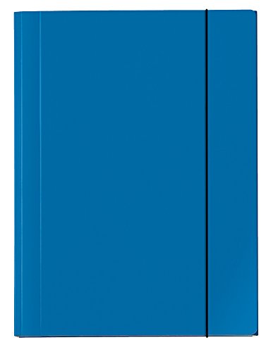 Veloflex 4442351 - Cartella Velocolor, Din A4, Cartella Angolare, Organizer, Cartella Da Disegno, Blu Chiaro