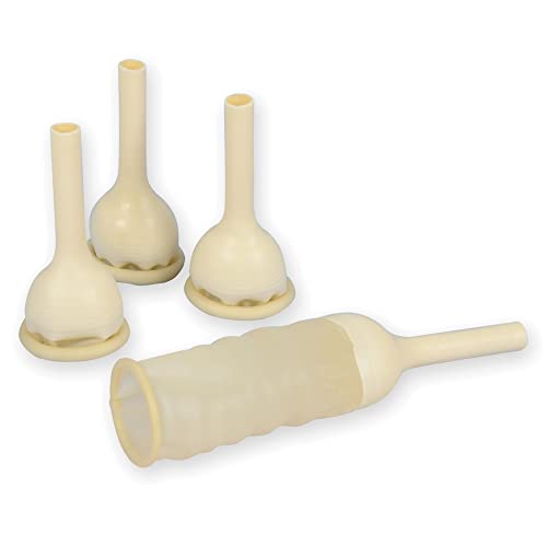 Gima - Cateteri Esterni Per Uomo Realizzati In Lattice Medico Naturale, Taglia Xs, Diametro 20 Mm, Con Tappo Zigrinato, Studiato Per Evitare Fuoriusci