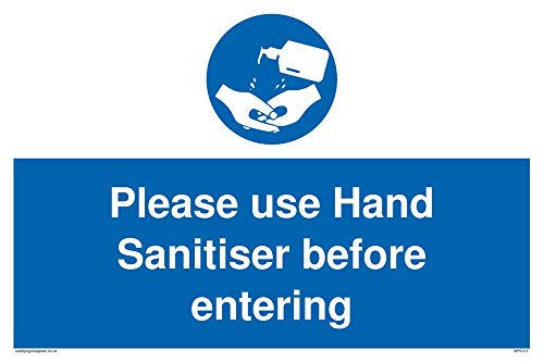 Si Prega Di Utilizzare Un Disinfettante Per Le Mani Prima Di