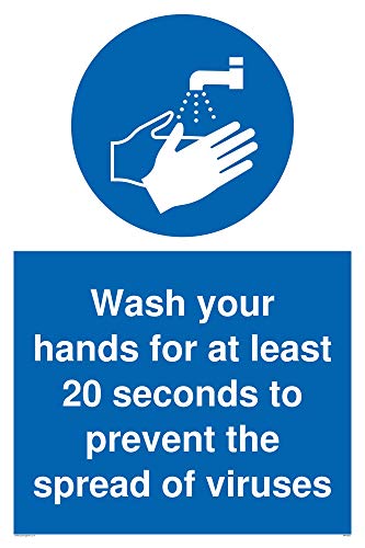 Cartello Disinfettante Per Le Mani, In Plastica Semirigida, 1 Mm