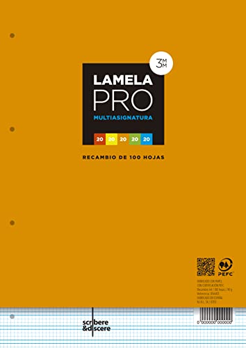 Ricambio Lamela-Pro 100H 5 Col. A4 At.C3 Mm Confezione 5Pz