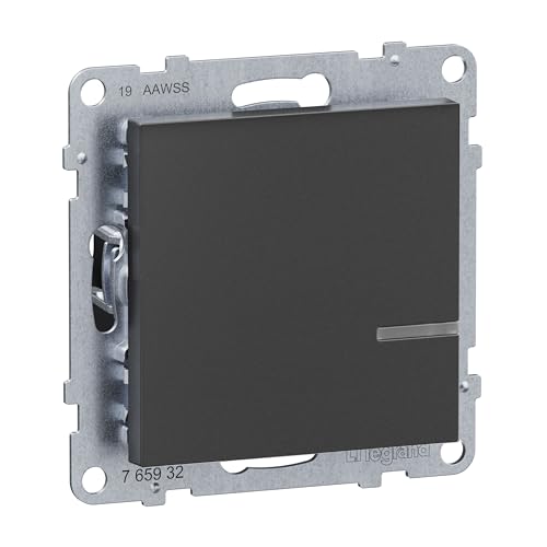 Legrand, Seano With Netatmo Interruttore Con Opzione Dimmer Senza Conduttore N, Montaggio In Scatola Cava, Home + Control, Smart Home, 230 V, 1,3 A, C