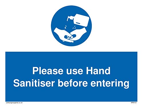 Si Prega Di Utilizzare Un Disinfettante Per Le Mani Prima Di