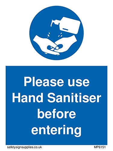 Si Prega Di Utilizzare Un Disinfettante Per Le Mani Prima Di