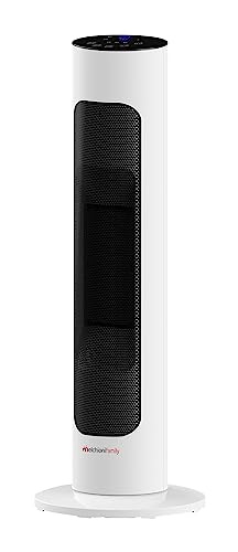 Melchioni Family | Termoventilatore A Colonna Volcano Con Telecomando E Display Digitale, Funzione Di Oscillazione, Stufa Elettrica Con Ventilazione E