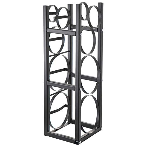 Vevor Rastrelliera Per Bombole Gas Con 2X30 Libbre, Rastrelliera Per Bombole Di Gas 35X13X14 Pollici, Rastrelliere E Supporti Per Bombole Di Gas Per L