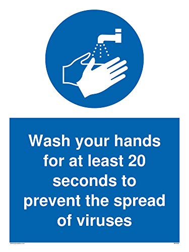 Cartello Disinfettante Per Le Mani, In Vinile, Adesivo