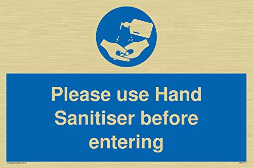 Si Prega Di Utilizzare Un Disinfettante Per Le Mani Prima Di