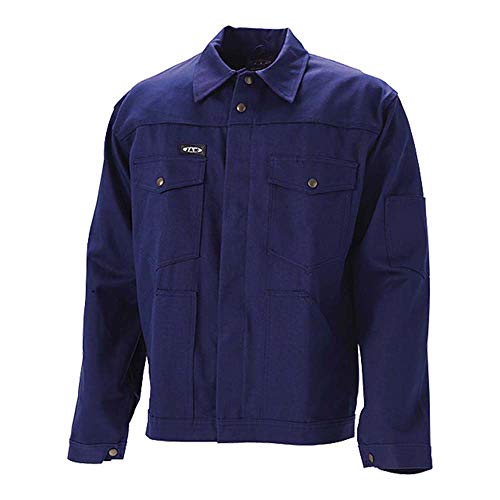 J.A.K. 101020506 Serie 10102 - Giubbotto 100% Cotone, Taglia 3Xl, Colore: Blu Marino
