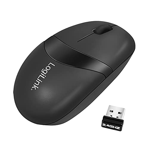 Ratón Wireless 2.4 Ghz, 3 Botones, Negro Logilink