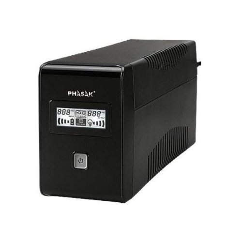 Phasak Ph 9485 - Alimentatore Di Rete 850 Va, Lcd, Usb, Rj45