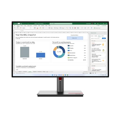 Lenovo Monitor Thinkvision P27Q-30 Da 27" :: 63A2Gat1Uk (Monitor > Monitor)