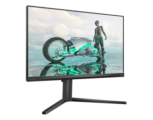 Philips Evnia 24M2N3200A - Monitor Da Gioco Fhd Da 24 Pollici, 180 Hz, 0,5 Ms, Freesync Prem., G-Sync Comp. (1920X1080, Hdmi 2.0, Displayport 1.4) Ner