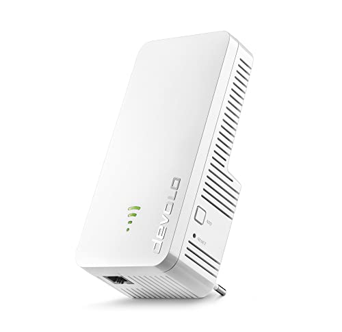 Devolo Wifi 6 Repeater 3000, Ripetitore Wifi -Fino A 3.000 Mbit/S, Mesh Wifi 6, Amplificatore Wifi, 1X Lan Gigabit, Wifi Extender, Access Point Wifi,