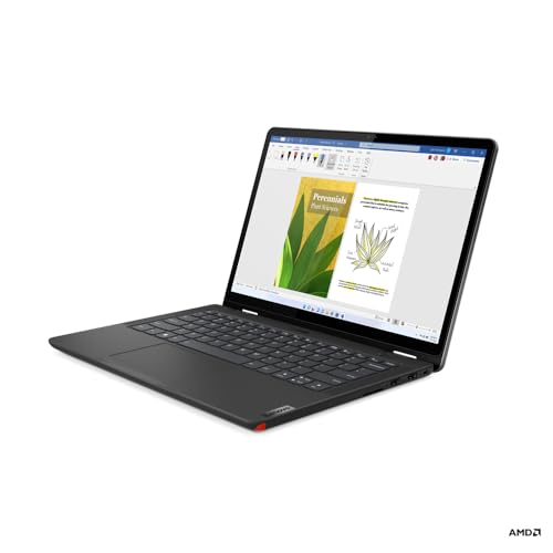 Lenovo 13W Yoga Ibrido (2 In 1) 33,8 Cm (13.3") Touch Screen Wuxga Amd Ryzen™ 5 7530U 8 Gb Ddr4-Sdram 256 Gb Ssd Wi-Fi 6 (802.11Ax) Windows 1 Pro Nero