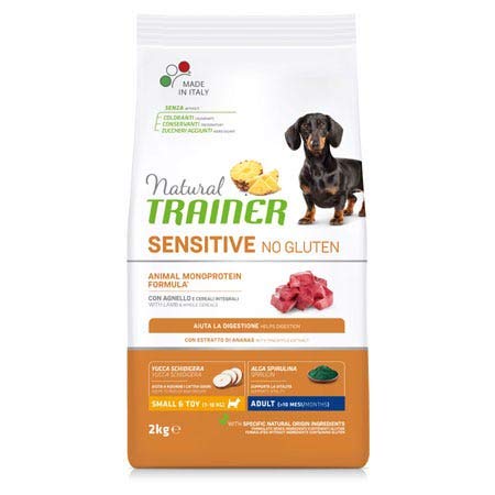 Trainer Natural Sensitive No Gluten Mini Adult Agnello 2 Kg