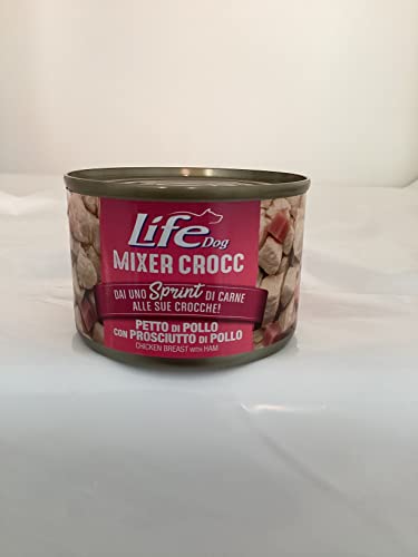 Life Dog Mixer Crocc 150G (Petto Di Pollo Con Prosciutto Di Pollo)