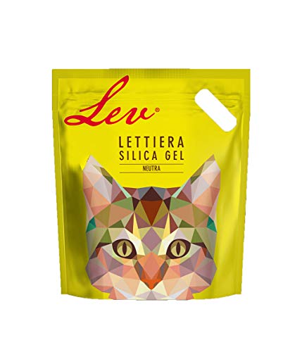 Lev Lettiera Per Gatti In Gel Di Silicio Neutra 16 Lt