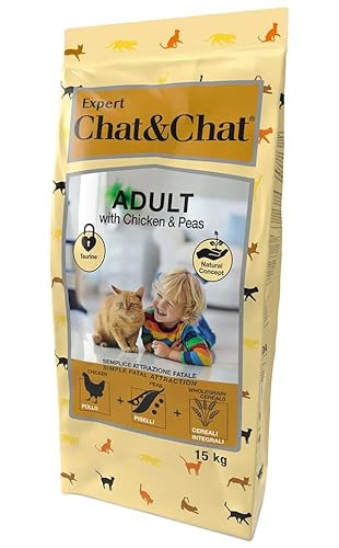 Chat & Chat Expert Pollo E Piselli 15Kg