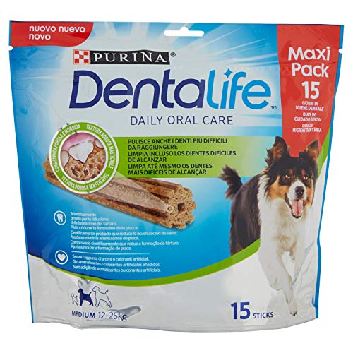 Purina Dentalife Multipack Cane Snack Per L'Igiene Orale, Taglia Medium, 345 G