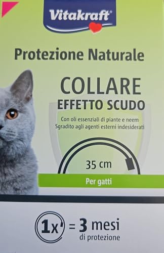 Vitakraft Collare Effetto Scudo Antiparassitario Per Gatti 35 Cm