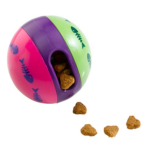 Ferplast Pallina Dispenser Colorata Gioco Dispensa Cibo Gatti Ferplast Pa 5216