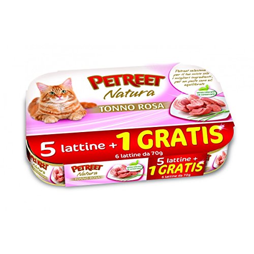 Petreet Natura Tonno Rosa Gr 70 (5+1)