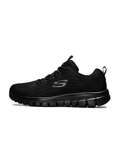 Skechers Graceful Get Connected, Sneaker Donna, Nero, 38 Eu